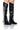 Front View Azalea Wang Joy District Diamond Fringe Black Western Boot