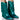 Front View Azalea Wang Joyful Ring Western Bootie In Blue