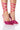 Front View Azalea Wang Juicy Stiletto Pump With Bling In Fuchsia