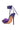 Full View Azalea Wang Juicy Stiletto Pump With Bling In Purple