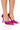 Front View Azalea Wang Juno Holographic Stiletto Pump In Pink