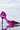 Front View Azalea Wang Juno Holographic Stiletto Pump In Pink