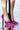 Front View Azalea Wang Juno Holographic Stiletto Pump In Pink