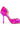 Full View Azalea Wang Juno Holographic Stiletto Pump In Pink