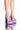 Front View Azalea Wang Just A Dream Chunky Sandal In Purple