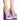 Front View Azalea Wang Just A Dream Chunky Sandal In Purple