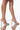 Front View Azalea Wang Just A Feeling Stiletto Sandal In Nude