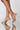 Front View Azalea Wang Just A Feeling Stiletto Sandal In Nude in Nude