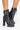 Side View Azalea Wang Just For The Night Chunky Bootie In Black