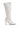 Side View Azalea Wang Just For You Stiletto Boot In White