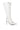 Side View Azalea Wang Just For You Stiletto Boot In White