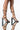 Front View Azalea Wang Just One Night Chunky Sandal In Black