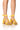 Side View Azalea Wang Kaelie Chunky Rope Sandal In Yellow