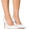 Front View Azalea Wang Kaiya White Pump