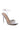 Back View Azalea Wang Kamari Embellished Stiletto Sandal In Silver