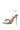 Detail View Azalea Wang Kamari Embellished Stiletto Sandal In Silver