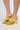 Front View Azalea Wang Kartier Yellow Puff Sandal