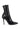 Side View Azalea Wang Katherine Pu Stiletto Bootie With 4 Way Stretch In Black