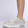 Front View Azalea Wang Kaylani White Sneaker