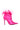 Side View Azalea Wang Kaylynn Feather Bootie In Fuchsia