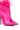 Full View Azalea Wang Kaylynn Feather Bootie In Fuchsia