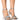 Front View Azalea Wang Keep It Sweet Stiletto Sandal In Silver