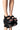 Front View Azalea Wang Keep On Moving Flatform Sandal In Black