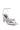 Back View Azalea Wang Kimora Embellished Butterfly Bubble Heel Sandal In Silver