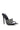 Back View Azalea Wang Kindra Crystal Stiletto Sandal In Black