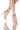 Front View Azalea Wang Kiss Me Stiletto Pump In White