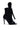 Side View Azalea Wang Klarice Black Peep Toe Bootie