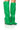 Front View Azalea Wang Knee High Industrial Look Chunky Boot In Green