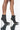 Front View Azalea Wang Knockout Stiletto Bootie In Black