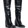 Front View Azalea Wang Kolson Black Boot