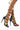 Side View Azalea Wang Ladder Of Ropes Stiletto Sandal In Multi in Multi