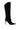 Side View Azalea Wang Lappen Black Patent Boot