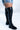 Front View Azalea Wang Late Nights Flatform Boot In Black