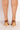 Detail View Azalea Wang Late Nite Text Caramel Pvc Strappy Slip On Sandal