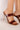 Full View Azalea Wang Late Nite Text Caramel Pvc Strappy Slip On Sandal