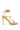 AZALEA WANG LAURA GOLD STILETTO SANDAL