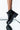 Front View Azalea Wang Learn To Let Go Flat Bootie In Black in Black