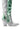 Full View Azalea Wang Leitten Chunky Western Rhinestone Boot In Green