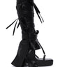 Back View Azalea Wang Lennox 2 In 1 Strappy Sandal In Black