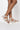 Side View Azalea Wang Let You Know Youre Mine Flatform Sandal In White in White