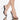 Front View Azalea Wang Lets Get Away Chunky Sandal In Black