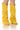 Front View Azalea Wang Lettice Suede Western Boot In Yellow