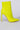 Back View Azalea Wang Life Of The Party Stiletto Bootie In Neon Lime