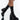 Front View Azalea Wang Light It Up Chunky Bootie In Black