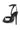 AZALEA WANG LIGHTYEAR BLACK SANDAL
