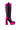 Side View Azalea Wang Liliana Chunky Western Platform Boot In Pink